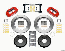 Cargar imagen en el visor de la galería, Wilwood Narrow Superlite 4R Front Hat Kit 14.00in Red 2007-Up Jeep Wrangler