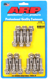 Kit de pernos brochados de 12 puntos de acero inoxidable ARP M10 x 1,25 x 48 (16/paquete)
