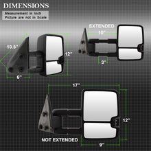 Cargar imagen en el visor de la galería, xTune Chevy Silverado 99-06 G2 LED Signal Telescoping Mirror - SET MIR-CS03S-G2-MA-AM-SET