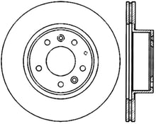 Cargar imagen en el visor de la galería, StopTech Sport Slotted (CRYO) 93-95 Mazda RX-7 Front Right Slotted Rotor