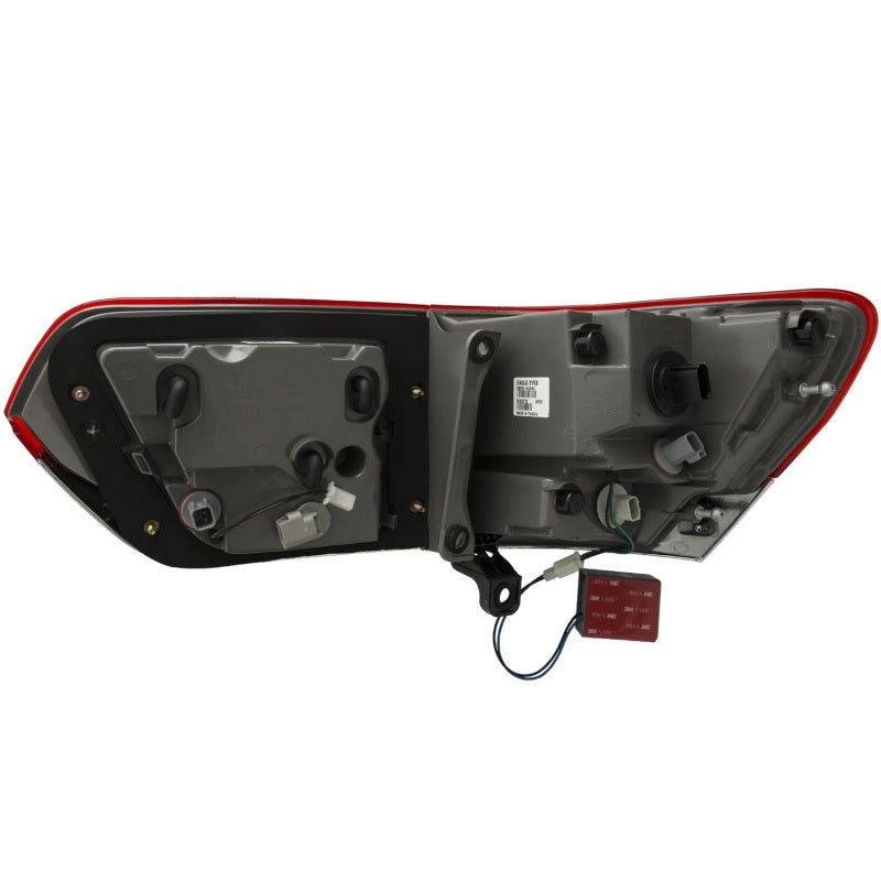 ANZO 2014-2016 Jeep Grand Cherokee luces traseras LED rojo/transparente