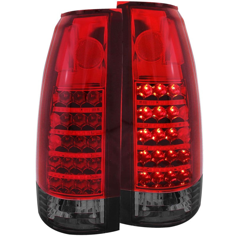 ANZO 1999-2000 Cadillac Escalade luces traseras LED rojo/ahumado