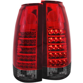 ANZO 1999-2000 Cadillac Escalade luces traseras LED rojo/ahumado