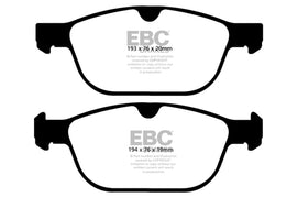 EBC 08+ Volvo XC60 3.0 Turbo Pastillas de freno delanteras Greenstuff