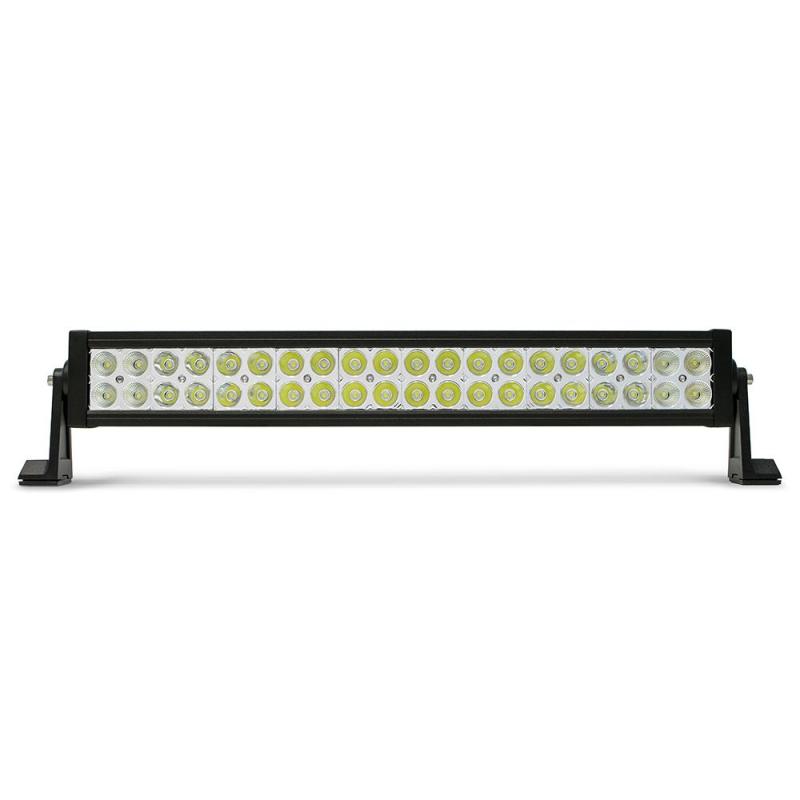 Barra de luces DV8 Offroad Chrome Series de 20 pulgadas, 120 W, reflector/punto, LED de 3 W