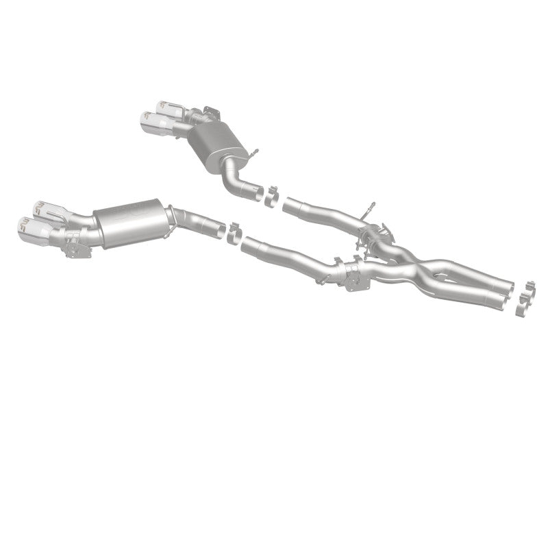 MagnaFlow 2016 Chevy Camaro 6.2L V8 Competition Cat Back con puntas pulidas cuádruples