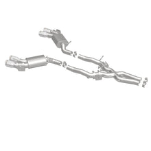 Cargar imagen en el visor de la galería, MagnaFlow 2016 Chevy Camaro 6.2L V8 Competition Cat Back con puntas pulidas cuádruples