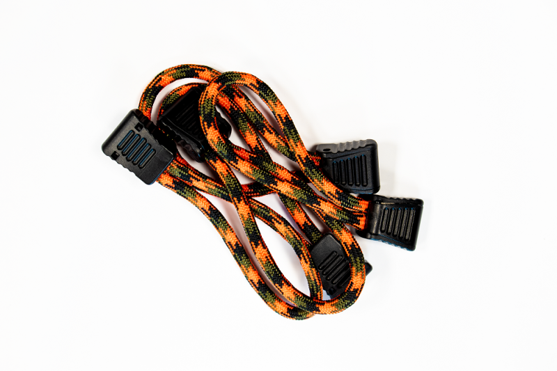 Fishbone Offroad Paracord tiradores de cremallera 5 piezas camuflaje naranja