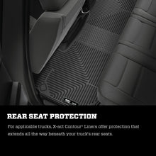 Cargar imagen en el visor de la galería, Husky Liners 2022 Infiniti QX55 X-ACT Revestimiento del piso del segundo asiento - Negro