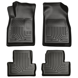 Husky Liners 11-12 Chevrolet Volt WeatherBeater Combo revestimientos de piso negros