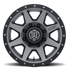 Cargar imagen en el visor de la galería, ICON Rebound 17x8.5 8x6.5 13mm Offset 5.25in BS Rueda de titanio de 121.4mm de diámetro