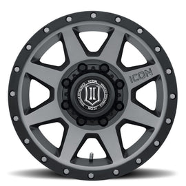 ICON Rebound HD 18x9 8x170 6mm Offset 5.25in BS Rueda de titanio de 125mm de diámetro