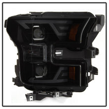 Cargar imagen en el visor de la galería, xTune 15-17 Ford F-150 DRL LED Light Bar Projector Headlights - Black Smoke (PRO-JH-FF15015-LB-BSM)