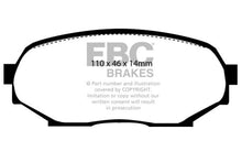 Cargar imagen en el visor de la galería, EBC 90-93 Geo Storm 1.6 Greenstuff Front Brake Pads