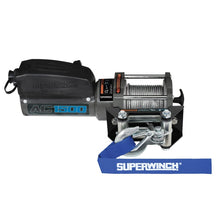 Cargar imagen en el visor de la galería, Superwinch 1,500 lbs. 1.1 HP 120V AC 1/8 In x 35ft. Wire Rope - Gray Wrinkle