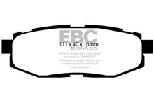 Cargar imagen en el visor de la galería, EBC 12+ Scion FR-S 2 Redstuff Rear Brake Pads