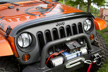 Cargar imagen en el visor de la galería, Rugged Ridge Wraparound Bug Deflector Smoke 07-18 Jeep Wrangler