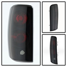 Cargar imagen en el visor de la galería, Spyder Chevy Suburban/Tahoe 1500/2500 00-06 Euro Style Tail Lights Black Smoke ALT-YD-CD00-BSM
