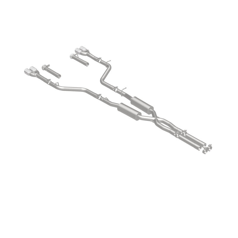 MagnaFlow Cat-Back, SS, 2.5 pulgadas, cuádruple trasero dividido con punta de 3.5 pulgadas 2015 Dodge Challenger R/T 5.7L