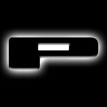Cargar imagen en el visor de la galería, ORACLE Lighting Universal Illuminated LED Letter Badges - Matte Blk Surface Finish - P SEE WARRANTY