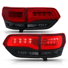 Cargar imagen en el visor de la galería, ANZO 2014-2016 Jeep Grand Cherokee luces traseras LED rojo/ahumado