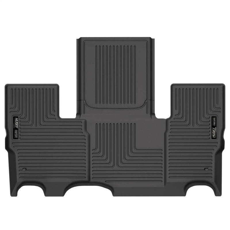 Husky Liners 2022 Jeep Grand Wagoneer WeatherBeater 2do asiento Revestimientos de piso negros
