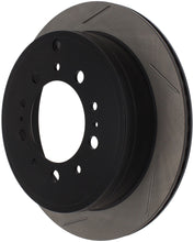 Cargar imagen en el visor de la galería, StopTech Power Slot 08-09 Lexus LX450/470/570 / 07-09 Toyota Tundra Slotted Right Rear Rotor