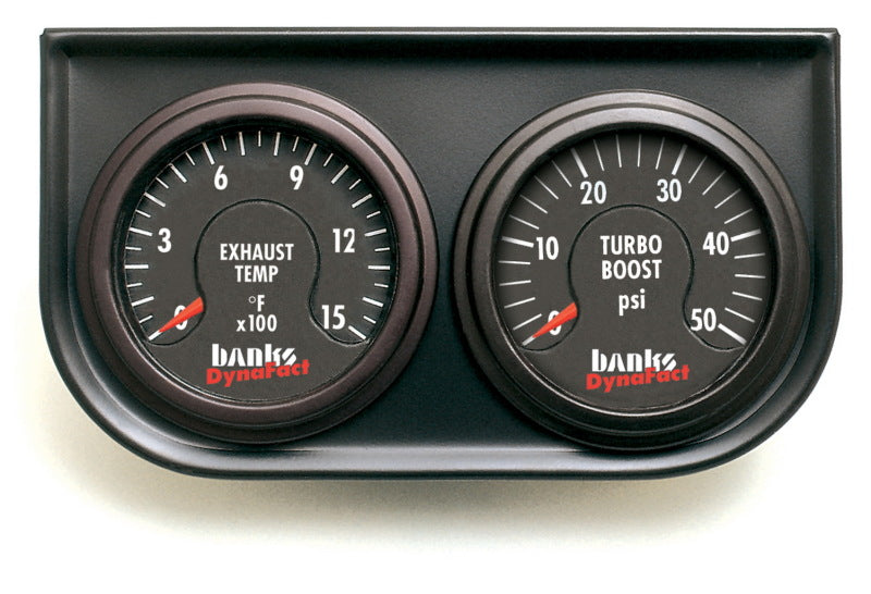 Banks Power 98-02 Dodge 5.9L (con nuevo AutoMind) Conjunto de medidor Dynafact Elect