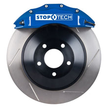 Cargar imagen en el visor de la galería, StopTech Chrysler 300C Front Touring 1-Piece BBK w/ Blue ST-60 Calipers Slotted Rotor