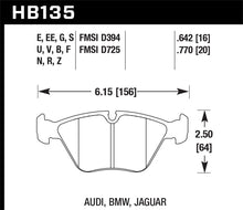 Cargar imagen en el visor de la galería, Hawk 95-02 BMW M3/91-93 M5 Front HPS Brake Pads