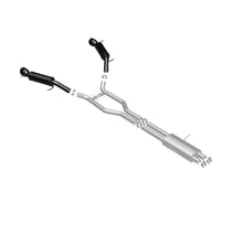 Cargar imagen en el visor de la galería, MagnaFlow Cat-Back 15-16 Land Rover Ranger Rover V6 SS 2.5in Dual Split Rear Exit 4.5in Black Tips