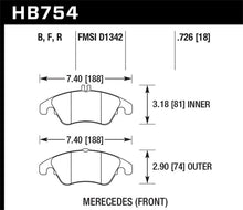 Load image into Gallery viewer, Hawk 08-15 Mercedes-Benz C350 / 10-15 Mercedes-Benz E350 HPS 5.0 Street Front Brake Pads