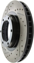 Cargar imagen en el visor de la galería, StopTech Slotted &amp; Drilled Sport Brake Rotor
