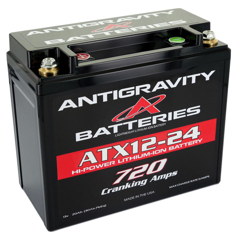 Batería de litio Antigravity XPS V-12 - Terminal negativo del lado izquierdo