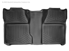Cargar imagen en el visor de la galería, WeatherTech 07-13 Chevrolet Silverado Crew Cab Rear FloorLiner - Black