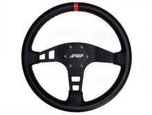 Cargar imagen en el visor de la galería, PRP Flat Leather Steering Wheel- Red