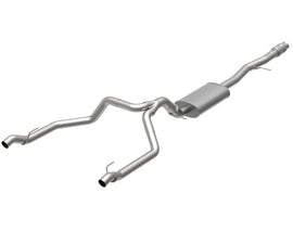 Camioneta Kooks 19+ GM serie 1500 6.2L CC con caja corta OEM x 3-1/2 pulgadas SS Catback utiliza puntas OEM en el parachoques