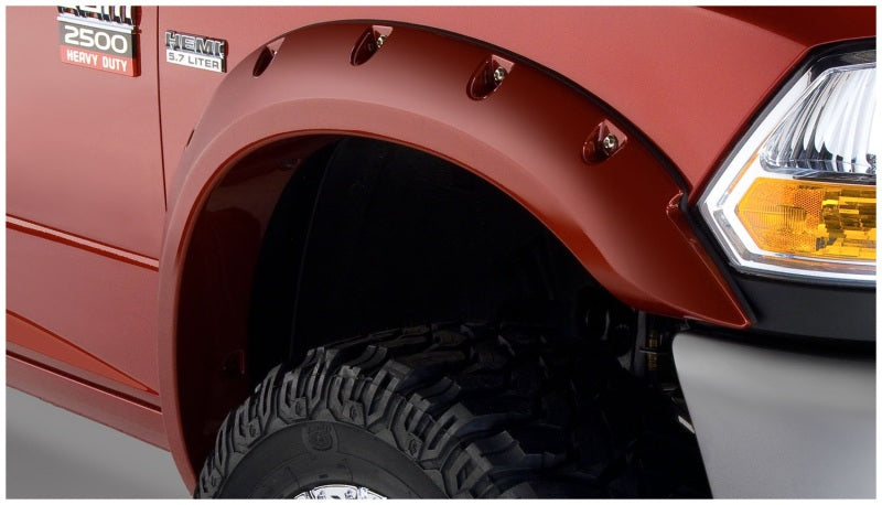 Husky Liners Pocket Style Fender Flares 4pc 76.3/98.3in Fleetside Bed - Black | 2010 - 2019 Ram 2500 / 3500