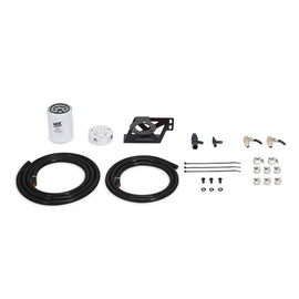 Mishimoto 08-10 Ford 6.4L Powerstroke Kit de filtración de refrigerante - Negro