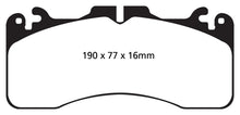 Cargar imagen en el visor de la galería, EBC 09+ Lexus LS460 4.6 Sport Pastillas de freno delanteras Greenstuff
