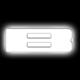 ORACLE Lighting Universal Illuminated LED Letter Badges - Matte Wht Surface Finish - B SEE WARRANTY