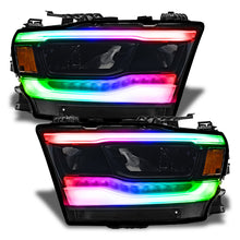 Cargar imagen en el visor de la galería, Oracle 19-21 RAM 1500 RGB+W Headlight DRL Kit Reflector LED - w/ BC1 Controller SEE WARRANTY