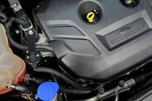 Cargar imagen en el visor de la galería, J&amp;L 13-19 Ford Fusion 2.0L EcoBoost Passenger Side Oil Separator 3.0 - Black Anodized
