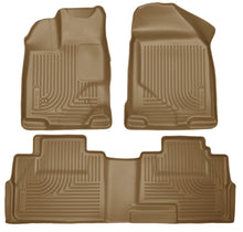 Cargar imagen en el visor de la galería, Husky Liners 07-13 Ford Edge / 07-13 Lincoln MKX Weatherbeater Tan Front &amp; 2nd Seat Floor Liners