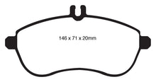 Cargar imagen en el visor de la galería, EBC 12-14 Mercedes-Benz C250 (W204) 1.8 Turbo Pastillas de freno delanteras Greenstuff