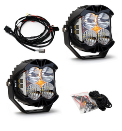 Baja Designs Jeep JL/JT Rubicon Kit de luces LED para parachoques de acero LP4