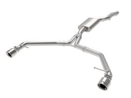 afe MACH Force-Xp 13-16 Audi Allroad L4 SS Escape con eje trasero y puntas pulidas