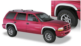 Bushwacker 98-03 Dodge Durango Extend-A-Fender estilo bengalas 4 piezas - negro