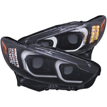 Cargar imagen en el visor de la galería, ANZO 2014-2015 Mazda 6 Projector Headlights w/ Plank Style Design Black