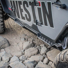 Load image into Gallery viewer, Westin/Snyper 07-17 Jeep Wrangler Unlimited Rock Slider Steps - Textured Black